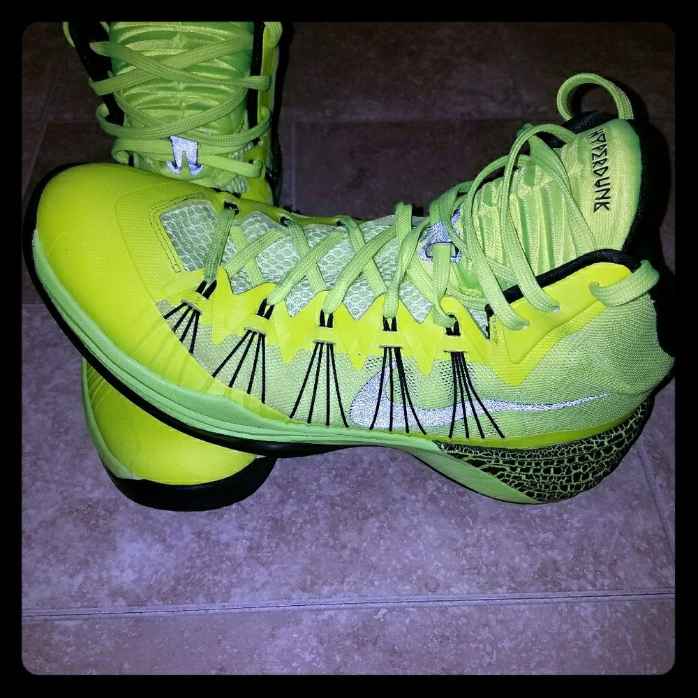 Neon Yellow Size 12 Nike Hyper Dunk
